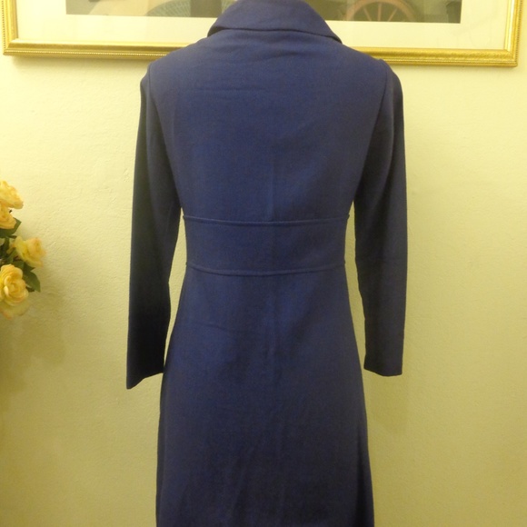 Vintage Jackets & Coats Vintage Nautical Style Navy Blue Coat Dress